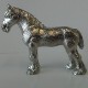 Shire horse cast metal model